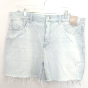 Madewell The '90s Mid-Length Jean Short NWT Denim Shorts Cut Off Shorts w33